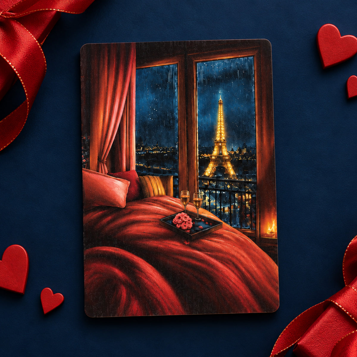Anniversary-Wooden Postcard