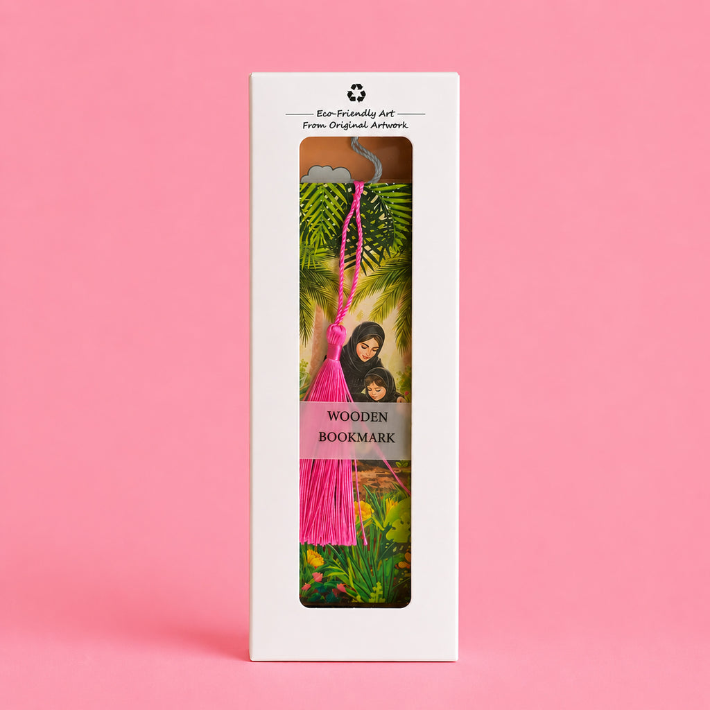 Interactive Wooden Bookmark Collection – Set of 5