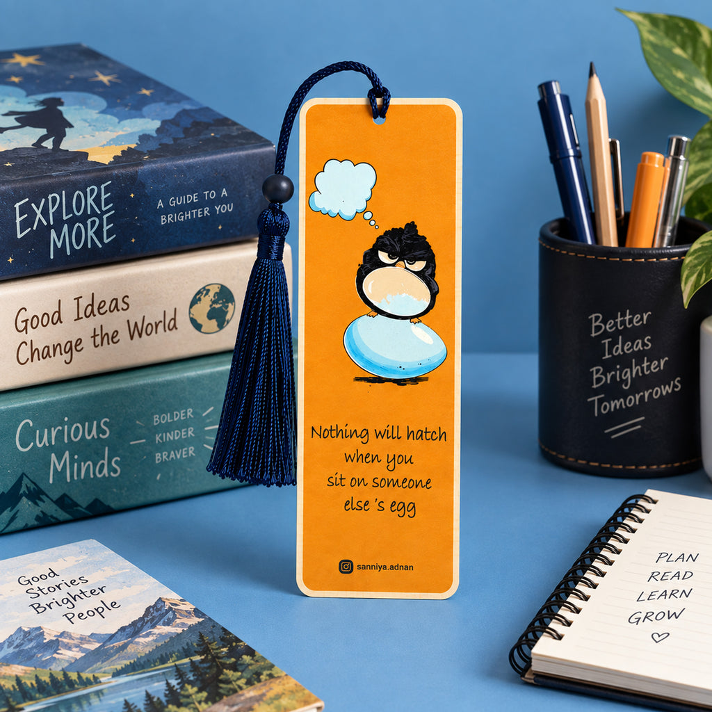 Wooden Bookmark – Egg’s Surprise