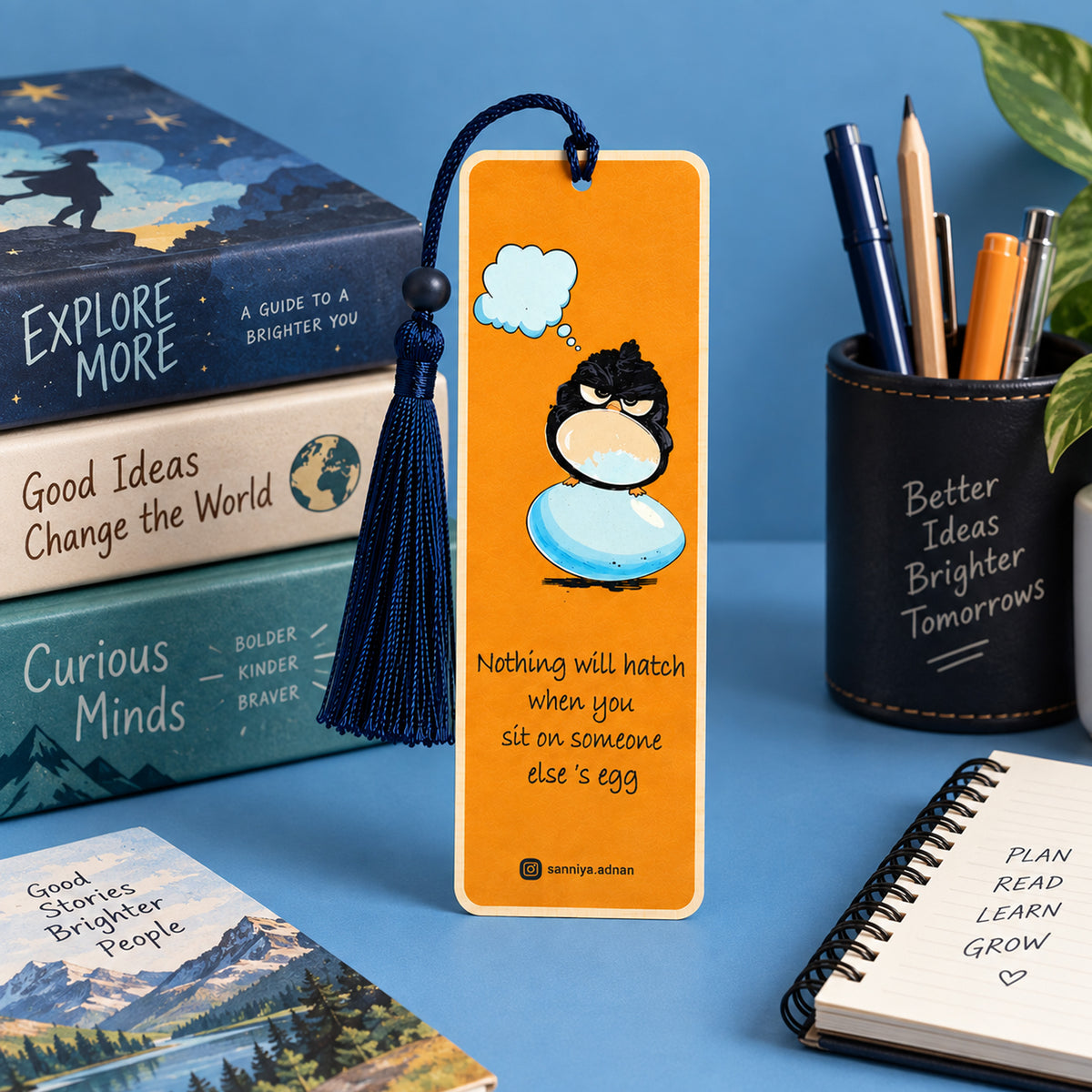 Wooden Bookmark – Egg’s Surprise