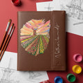 Hand-Painted Leather Folder – Netherlands