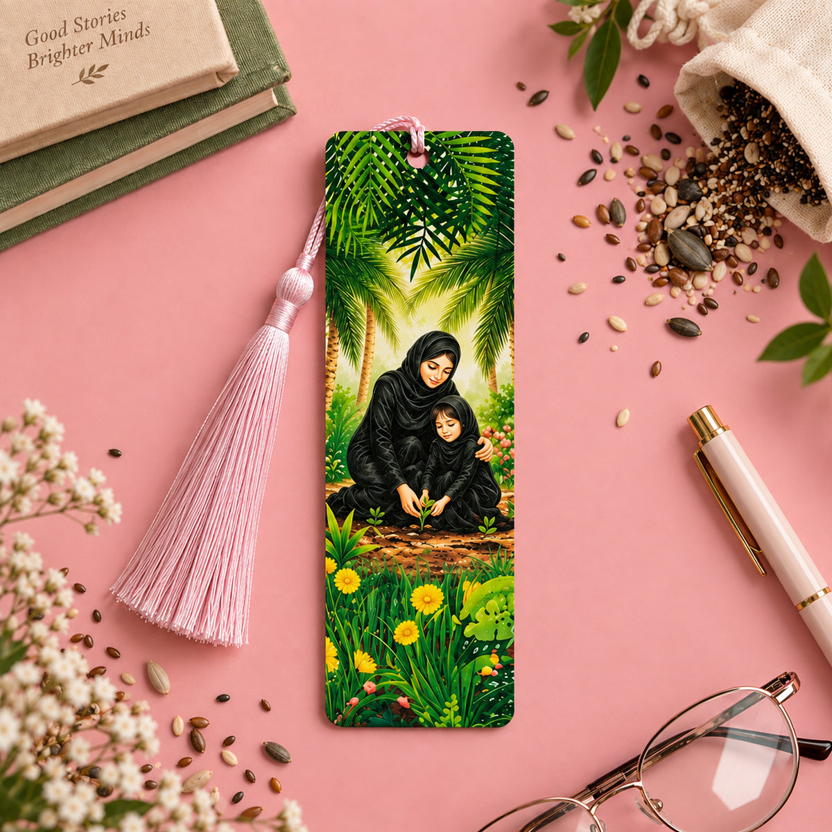 Wooden Bookmark – Nurturing Tomorrow