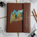 Hand-Painted Leather Folder – Prague
